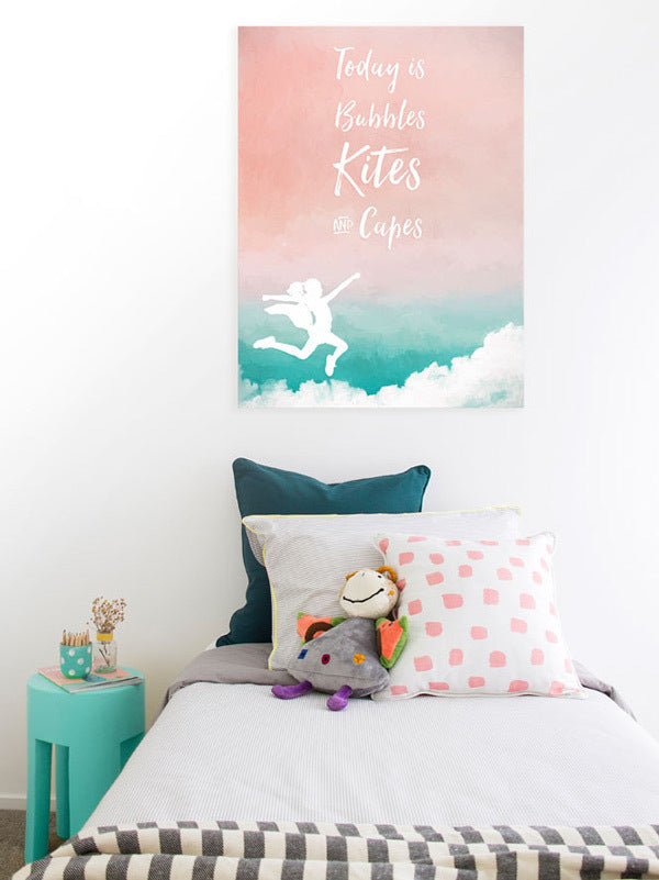 Dancing Superhero Canvas Art Print | Lifestyle