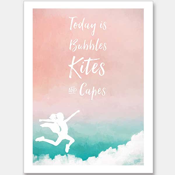 Dancing Superhero Unframed Art Print