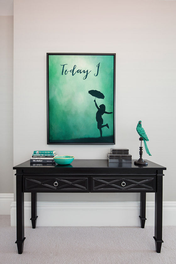 Today I Dance Framed Art Print | Lifestyle