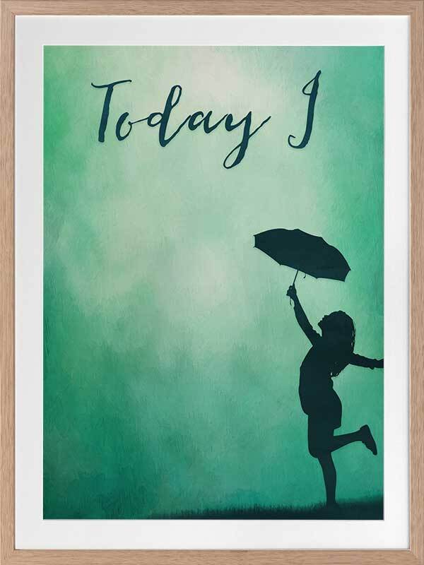 Today I Dance Framed Art Print