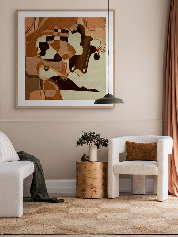 Becoming III Framed Art Print | Lifestyle