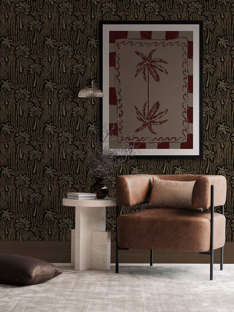 Coastal Charm Burgundy Framed Art Print | Lifestyle