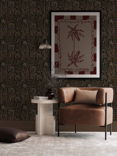 Coastal Charm Burgundy Framed Art Print | Lifestyle