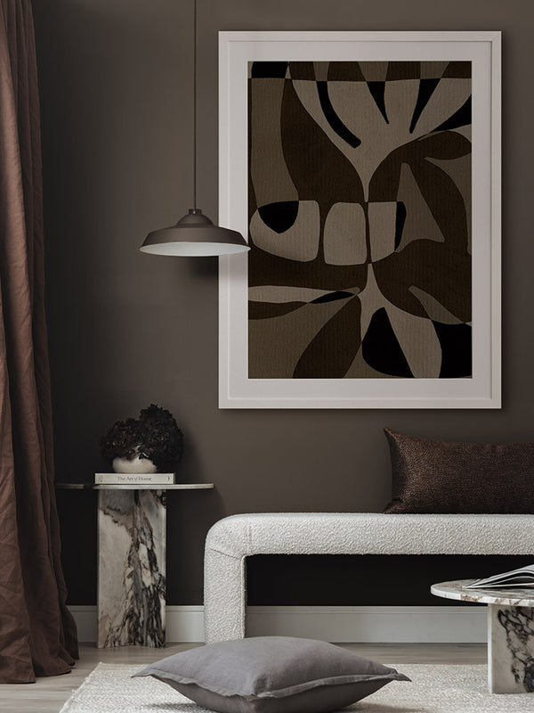Contour II Framed Art Print | Lifestyle