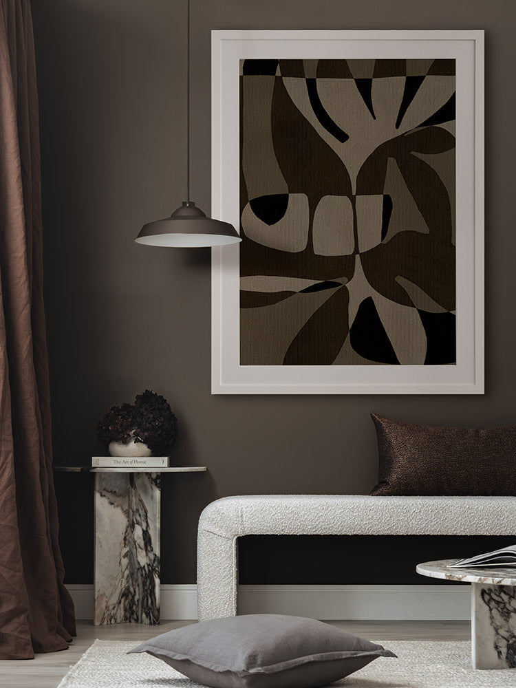 Contour II Framed Art Print | Lifestyle