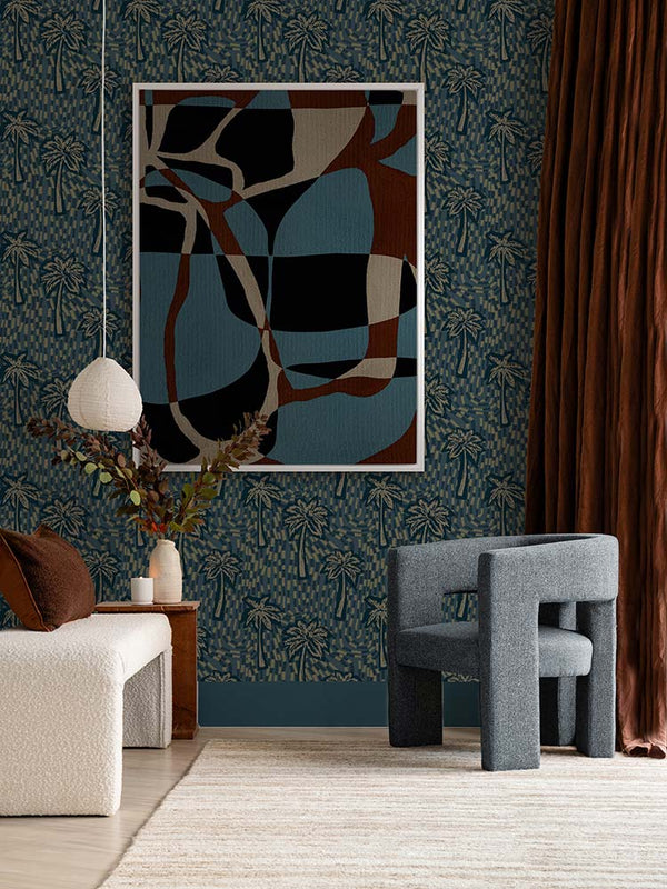 Contour III Canvas Art Print | Lifestyle