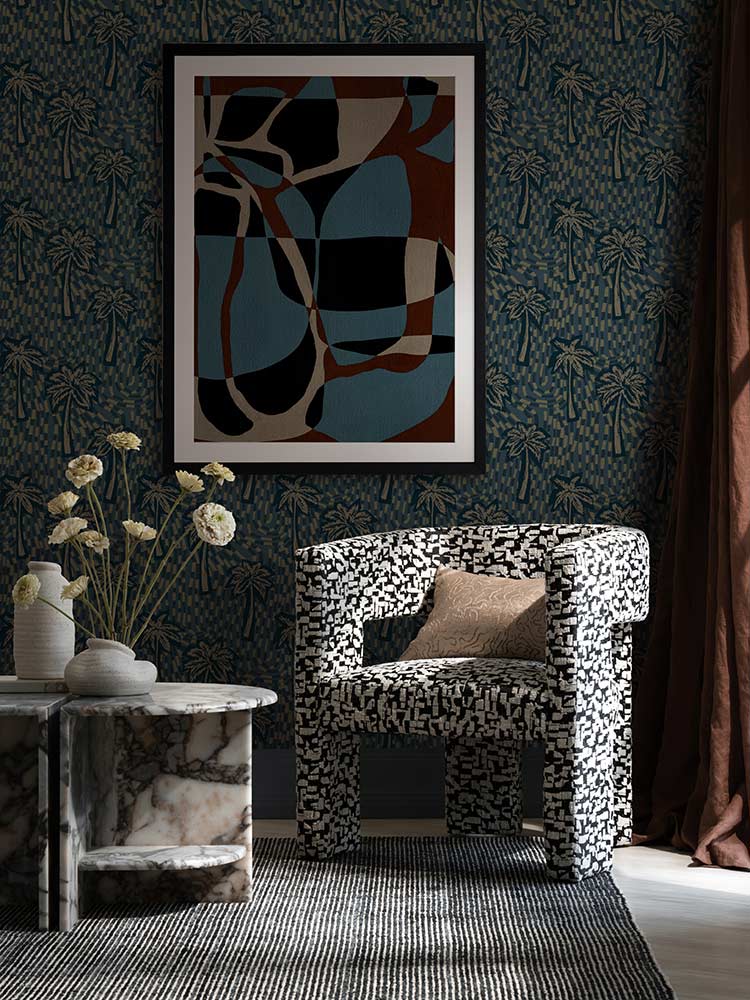 Contour III Framed Art Print | Lifestyle