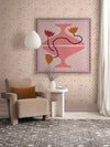 Out of Vase Blooms VIII Pink Canvas Art Print | Lifestyle