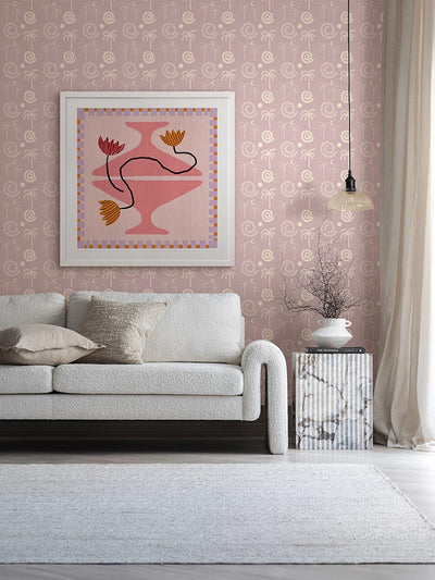 Out of Vase Blooms VIII Pink Framed Art Print | Lifestyle