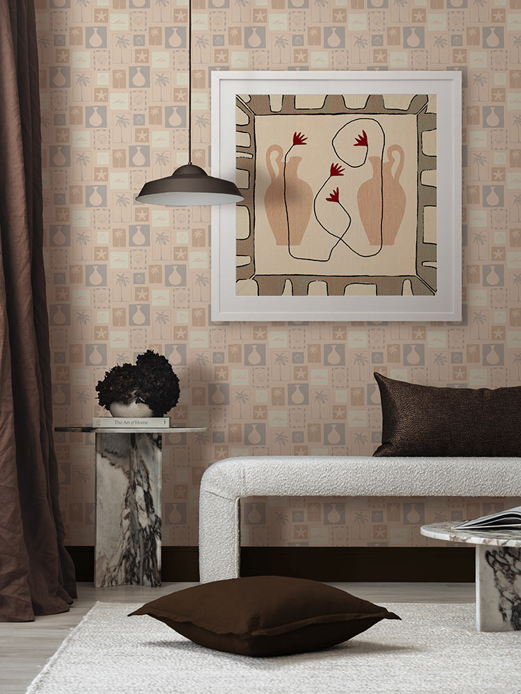 Out of Vase Blooms XI Neutral Framed Art Print | Lifestyle