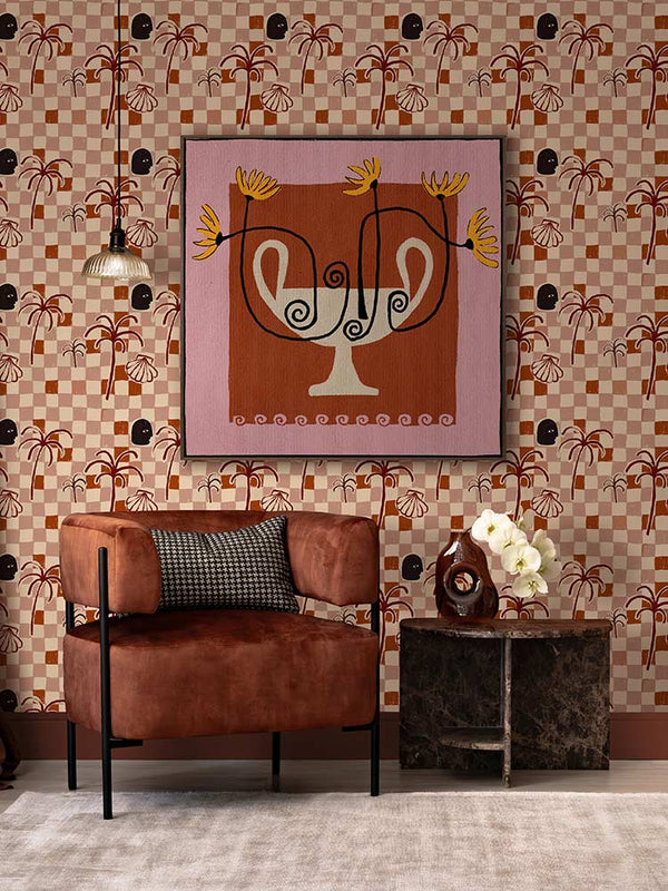 Out of Vase Blooms XII Red Canvas Art Print | Lifestyle