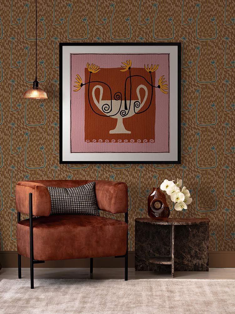 Out of Vase Blooms XII Red Framed Art Print | Lifestyle