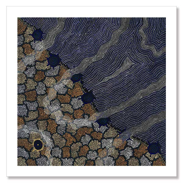 Napalijarri-warnu Jukurrpa (Seven Sisters Dreaming) Unframed Art Print