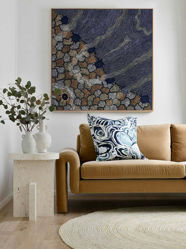 Napalijarri-warnu Jukurrpa (Seven Sisters Dreaming) Canvas Art Print | Lifestyle