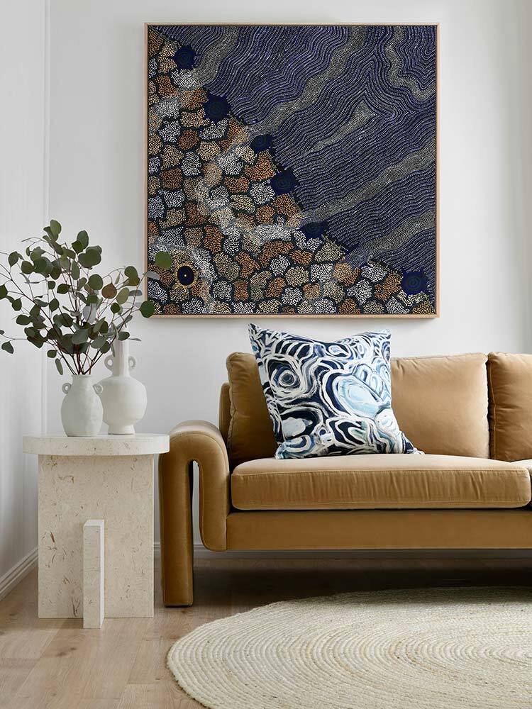 Napalijarri-warnu Jukurrpa (Seven Sisters Dreaming) Canvas Art Print | Lifestyle