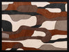 Wall art from the Tim Neve collection by Urban Road, showcasing camo-like organic shapes in earthy browns and soft neutrals.