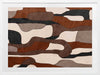 Wall art from the Tim Neve collection by Urban Road, showcasing camo-like organic shapes in earthy browns and soft neutrals.