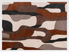 Wall art from the Tim Neve collection by Urban Road, showcasing camo-like organic shapes in earthy browns and soft neutrals.