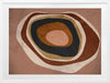 Concentric circle wall art from the Tim Neve collection by Urban Road, with layered brown, caramel, and cream tones.
