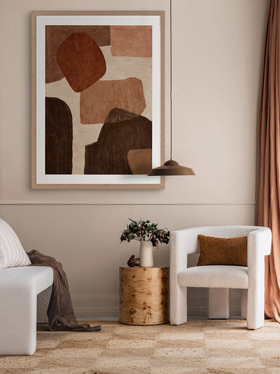 Organics II Framed Art Print | Lifestyle