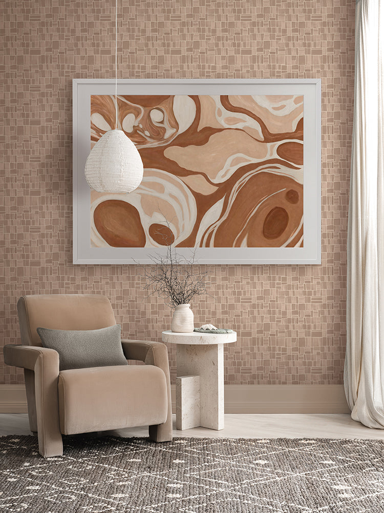 Undercurrent I Framed Art Print | Lifestyle