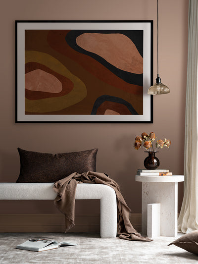 Sedimentary II Framed Art Print | Lifestyle