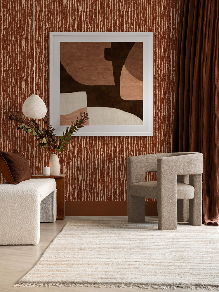 Earthen II Framed Art Print | Lifestyle