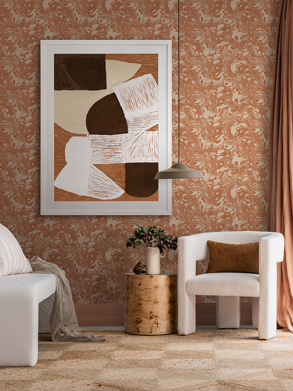 Markings II Framed Art Print | Lifestyle