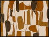 Wall art from the Tim Neve collection by Urban Road, featuring layered organic forms in warm beige, tan, and brown.