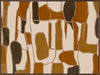 Wall art from the Tim Neve collection by Urban Road, featuring layered organic forms in warm beige, tan, and brown.