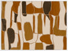 Wall art from the Tim Neve collection by Urban Road, featuring layered organic forms in warm beige, tan, and brown.