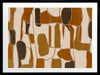 Wall art from the Tim Neve collection by Urban Road, featuring layered organic forms in warm beige, tan, and brown.