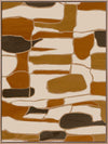 Wall art from the Tim Neve collection by Urban Road, featuring layered organic forms in warm beige, tan, and brown.