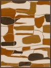Wall art from the Tim Neve collection by Urban Road, featuring layered organic forms in warm beige, tan, and brown.