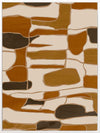 Wall art from the Tim Neve collection by Urban Road, featuring layered organic forms in warm beige, tan, and brown.
