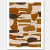 Wall art from the Tim Neve collection by Urban Road, featuring layered organic forms in warm beige, tan, and brown.