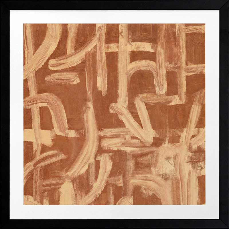 Wall art from the Tim Neve collection by Urban Road, with bold arcs and warm neutral tones in a contemporary design.