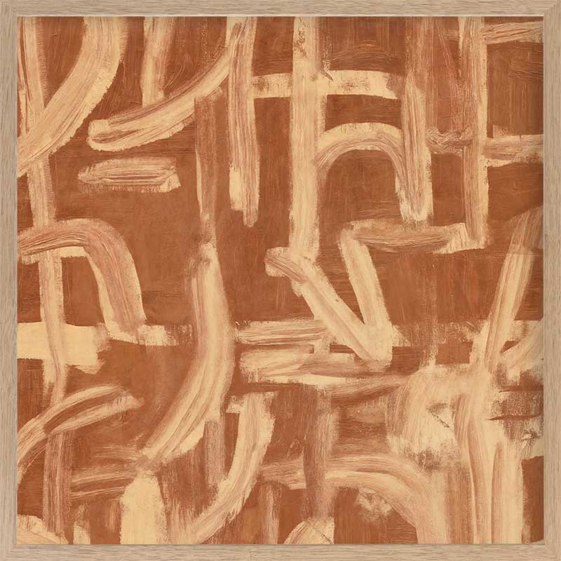 Wall art from the Tim Neve collection by Urban Road, with bold arcs and warm neutral tones in a contemporary design.