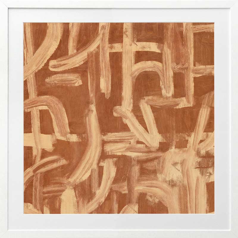 Wall art from the Tim Neve collection by Urban Road, with bold arcs and warm neutral tones in a contemporary design.