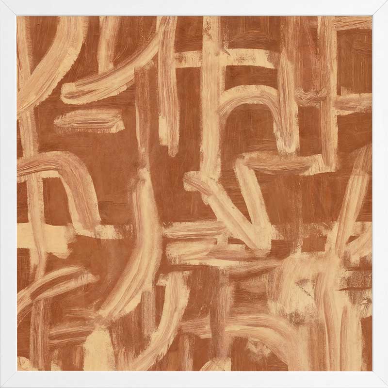 Wall art from the Tim Neve collection by Urban Road, with bold arcs and warm neutral tones in a contemporary design.