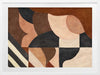 Wall art from the Tim Neve collection by Urban Road, showcasing abstract organic shapes in brown, cream, and soft terracotta.
