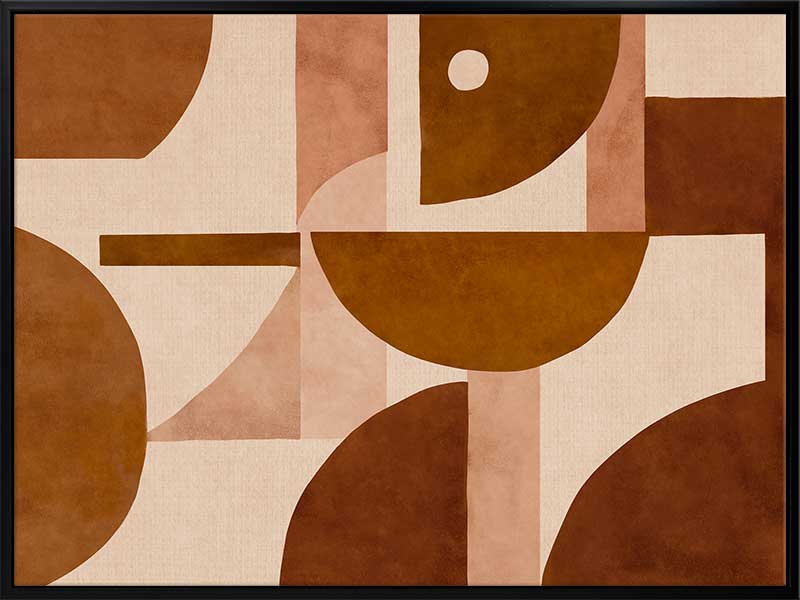 Wall art from the Tim Neve collection by Urban Road, with layered arcs and organic patterns in warm neutrals.