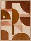 Wall art from the Tim Neve collection by Urban Road, with layered arcs and organic patterns in warm neutrals.