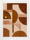 Wall art from the Tim Neve collection by Urban Road, with layered arcs and organic patterns in warm neutrals.