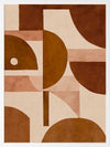 Wall art from the Tim Neve collection by Urban Road, with layered arcs and organic patterns in warm neutrals.