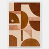 Wall art from the Tim Neve collection by Urban Road, with layered arcs and organic patterns in warm neutrals.