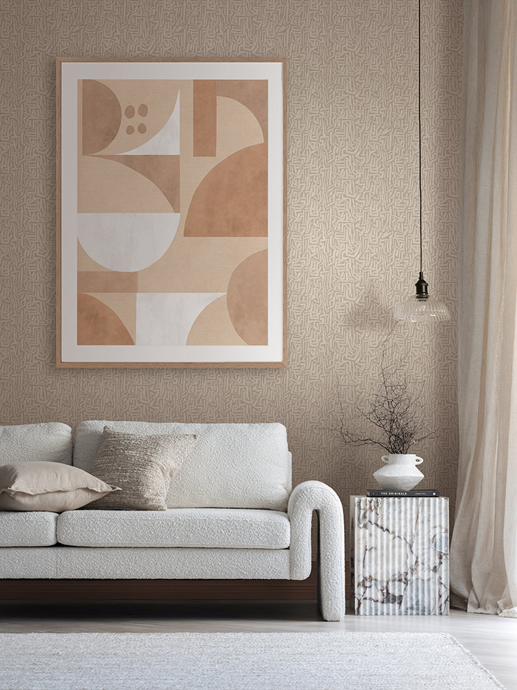 Fragmented Light II Framed Art Print | Lifestyle