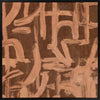 Wall art from the Tim Neve collection by Urban Road, featuring bold layered patterns in brown, tan, and cream tones.