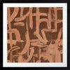 Wall art from the Tim Neve collection by Urban Road, featuring bold layered patterns in brown, tan, and cream tones.
