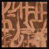 Wall art from the Tim Neve collection by Urban Road, featuring bold layered patterns in brown, tan, and cream tones.